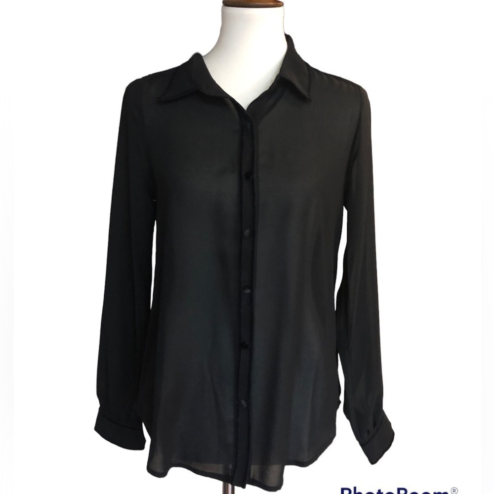 Sheer and Velvet Blouse NWT Forever 21